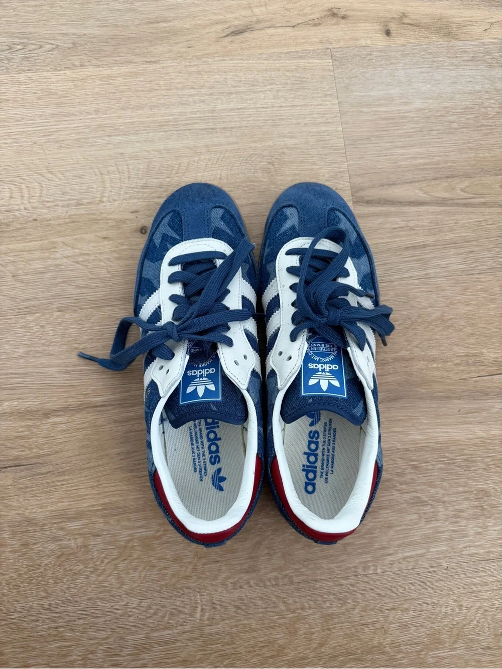 Men’s adidas samba star print sneakers 7.5